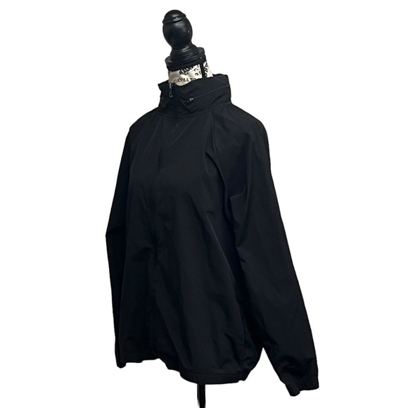 Victoria's Secret PINK Women's Black Full Zip Windbreaker Jacket W/ Hood - S - Picture 2 of 10